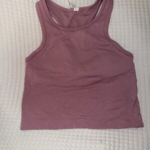 lululemon athletica ebb to street cropped racer back Tank Top